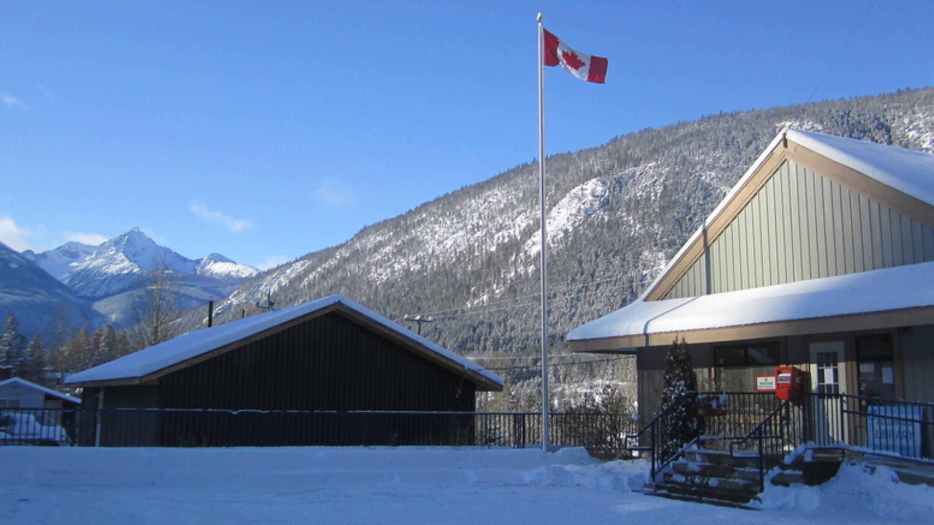 Gold Bridge Community Complex winter