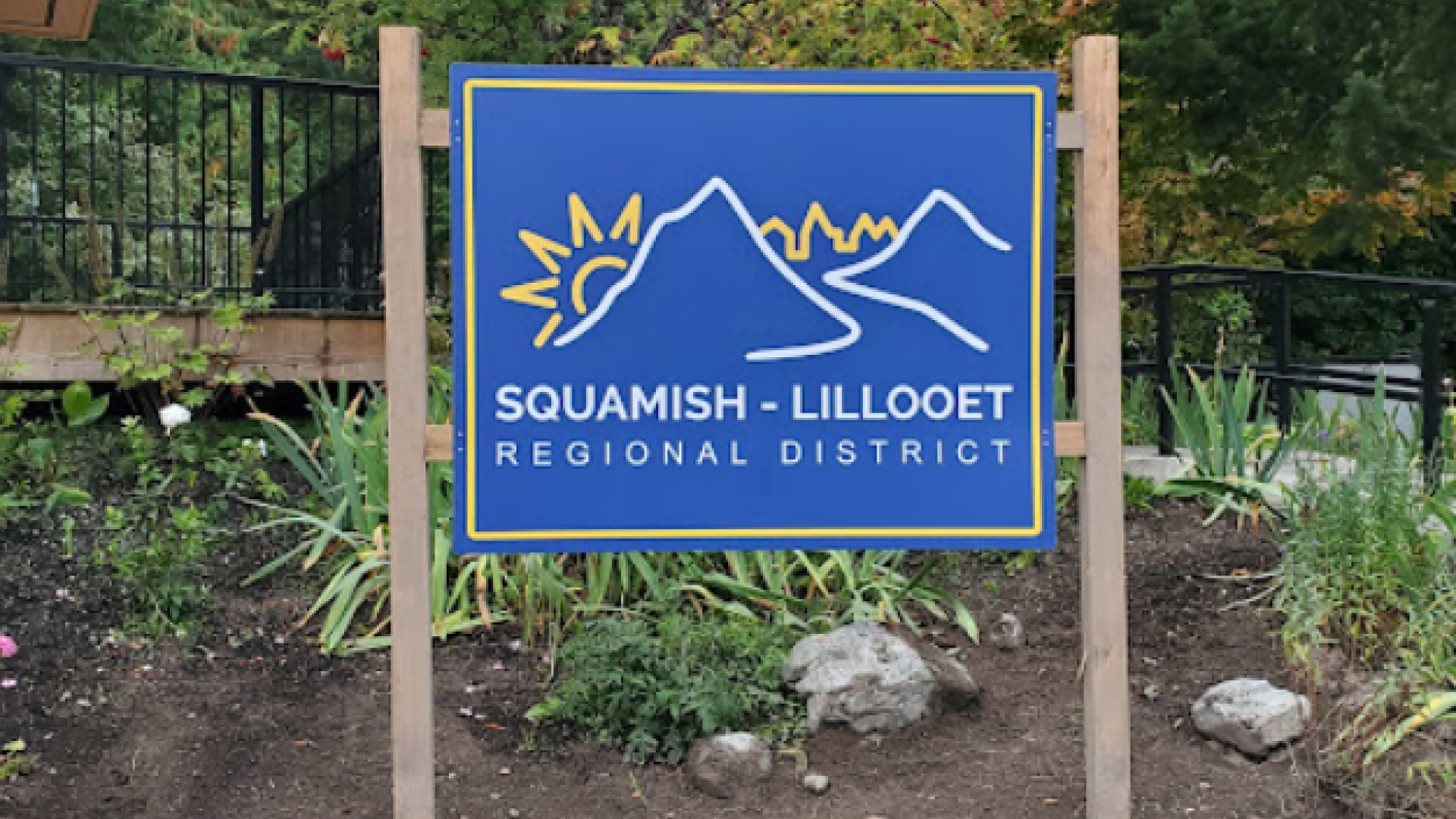 Image of the SLRD administrative Office sign
