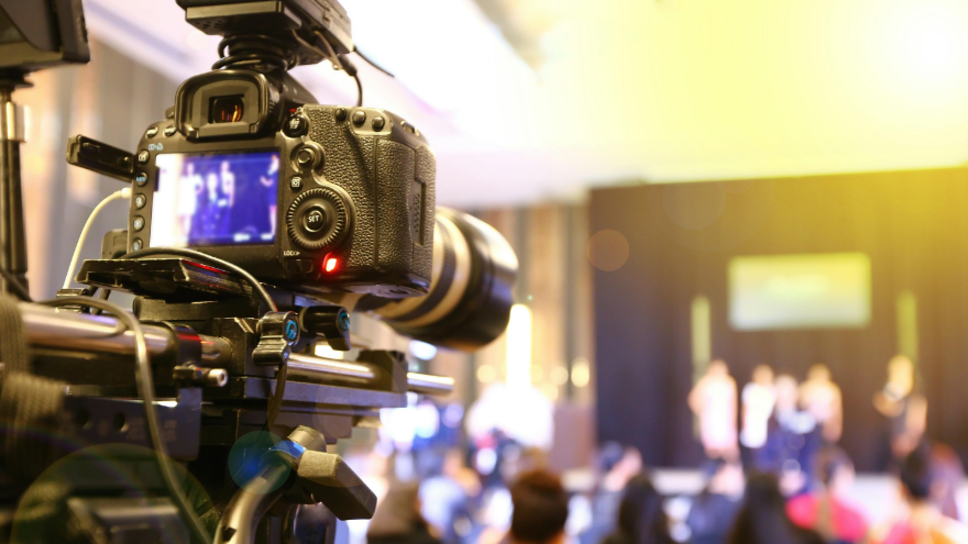 decorate image with news camera