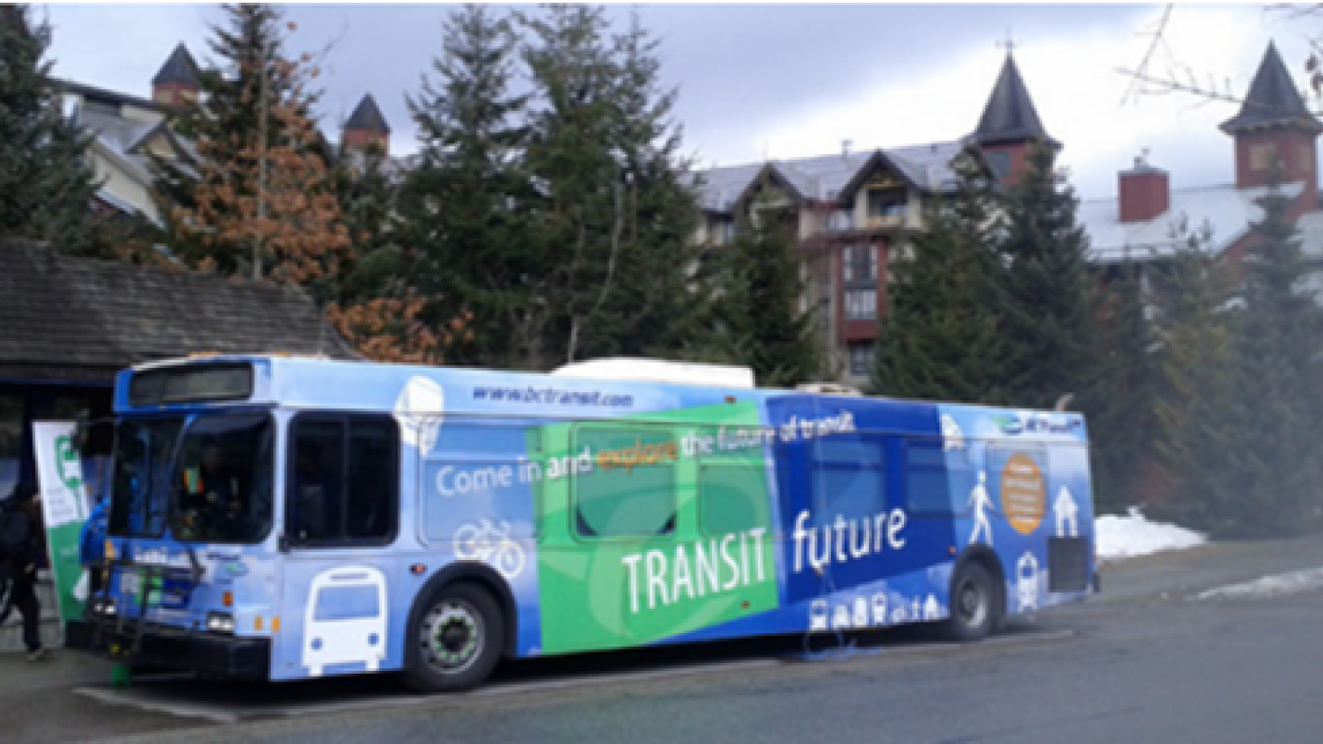 A bus in Whistler