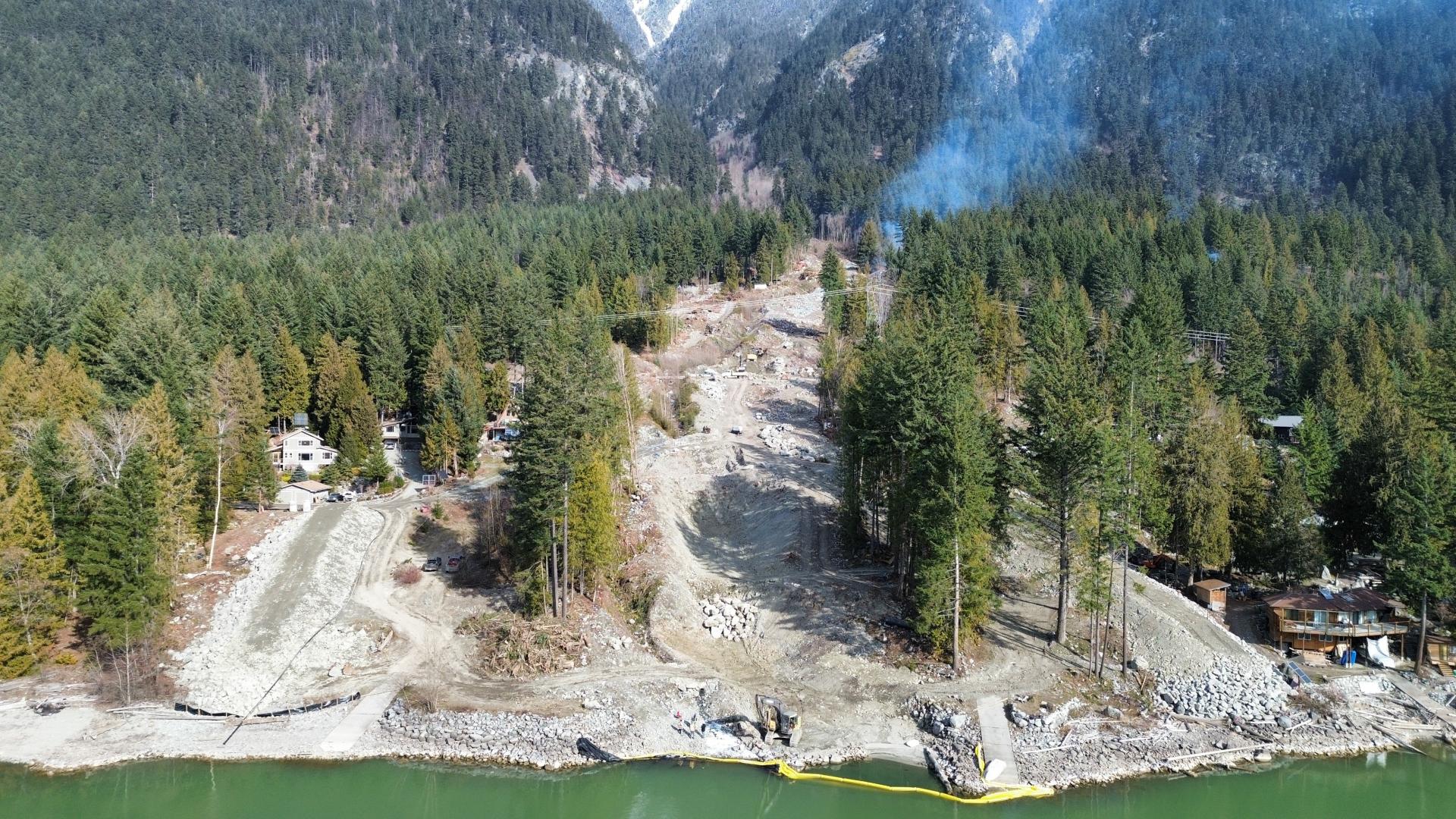 from Lillooet Lake up Catiline Creek