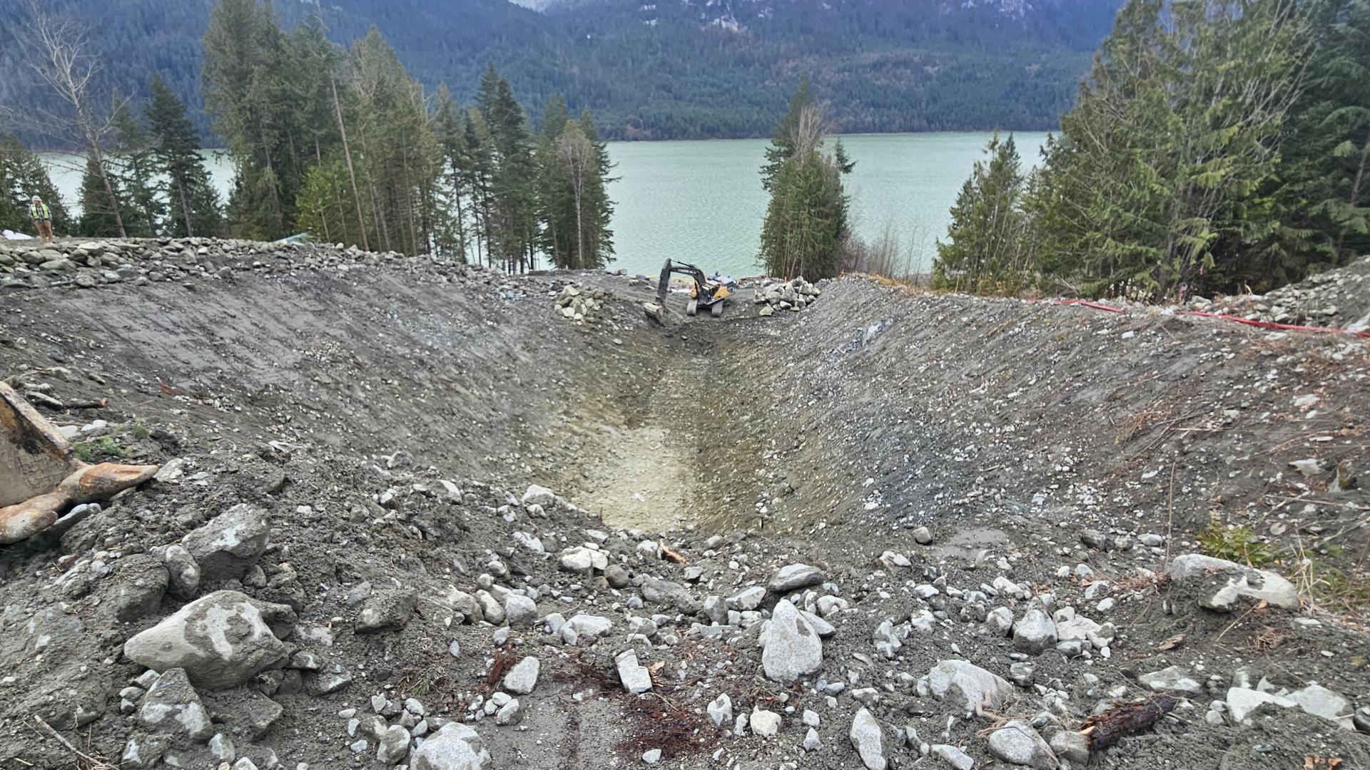 FSR bridge to Lillooet Lake