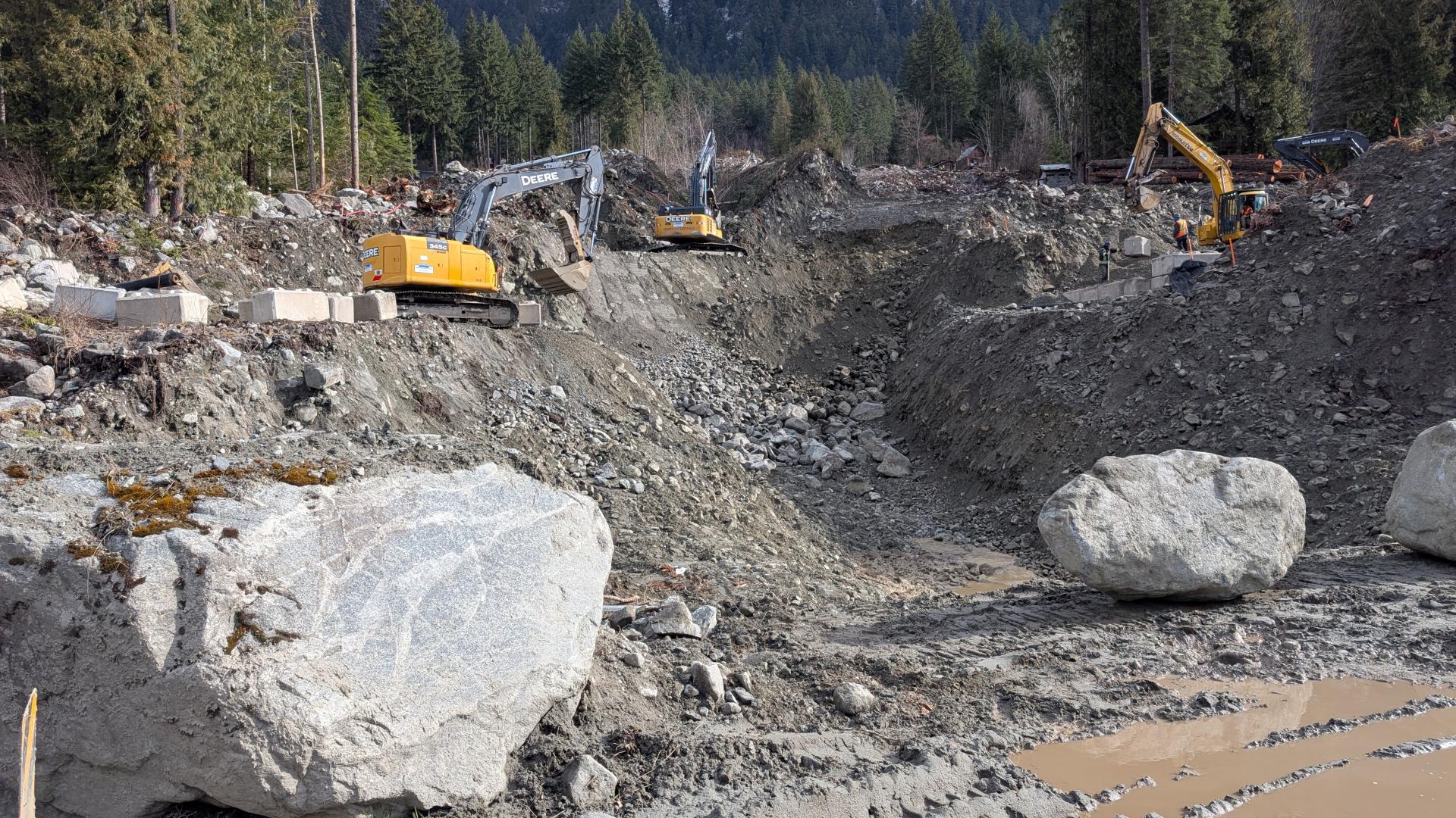 Catiline Creek Channel excavation and preparation